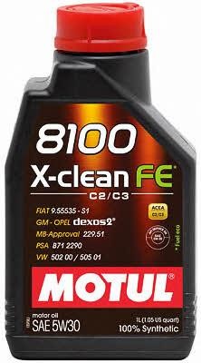 5W308100XCLEANFE1L Motul Engine oil Motul 8100 X-CLEAN FE 5W-30, 1L
