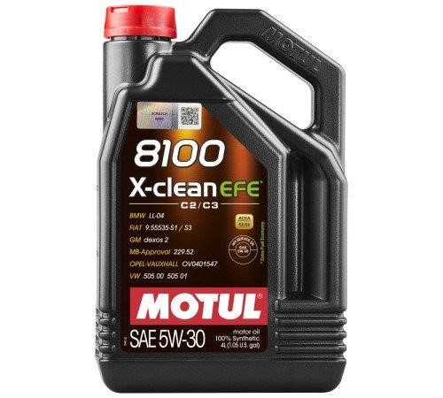 Motul 5W308100XCLEANFE4L Engine oil Motul 8100 X-CLEAN FE 5W-30, 4L 5W308100XCLEANFE4L 5W308100XCLEANFE4L Motul Engine oil Motul 8100 X-CLEAN FE 5W-30, 4L