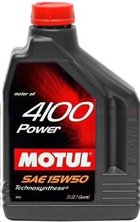 Motul 15W504100POWER2L Engine oil Motul 4100 Power 15W-50, 2L 15W504100POWER2L 15W504100POWER2L Motul Engine oil Motul 4100 Power 15W-50, 2L