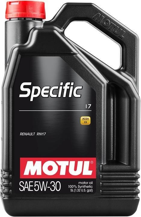 Motul 5W30SPECIFIC175L Engine oil Motul Specific 17 5W-30, 5L 5W30SPECIFIC175L 5W30SPECIFIC175L Motul Engine oil Motul Specific 17 5W-30, 5L