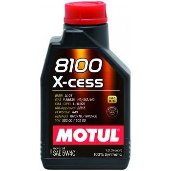 5W408100XCESS1L Motul Engine oil Motul 8100 X-Cess 5W-40, 1L