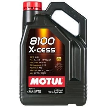 5W408100XCESS4L Motul Engine oil Motul 8100 X-Cess 5W-40, 4L