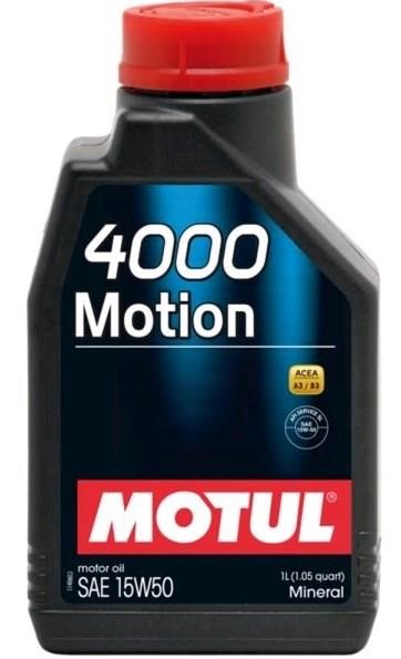 15W504000MOTION1L Motul Engine oil Motul 4000 Motion 15W-50, 1L