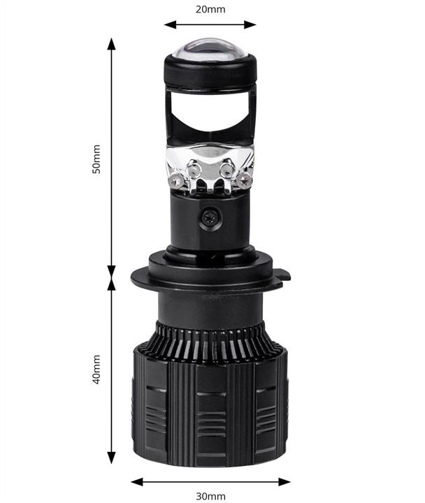 03668 AMiO LED lamps PL Lens H7 lens 6000K