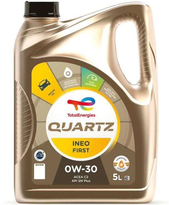 0W30QINEOF5L Total Engine oil Total QUARTZ INEO FIRST 0W-30, 5L