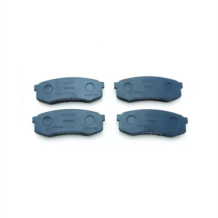 Disc brake pad set Lexus GX: 0446660090 Toyota Brake pad set