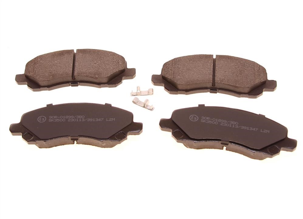 Disc brake pad set Dodge Caliber: 1619395980 Eurorepar Brake pad set