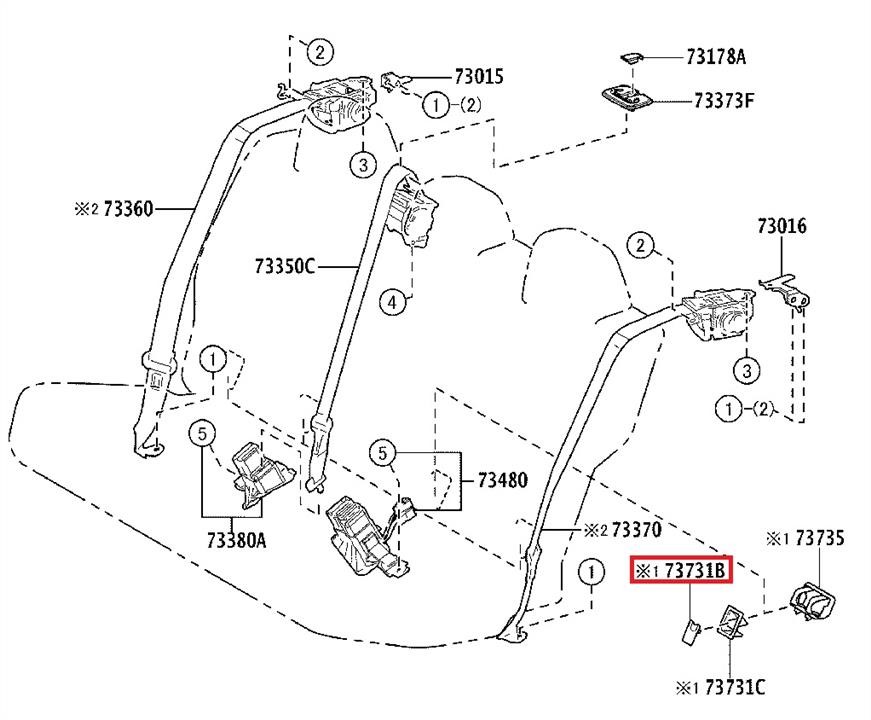 Plug Toyota 73731F4010C1