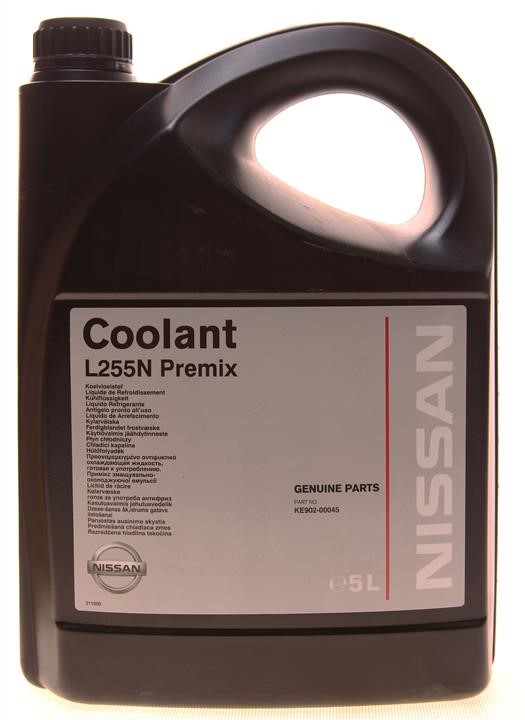 KE90200045 Nissan Antifreeze Nissan Coolant L255N Premix, blue, 5 l