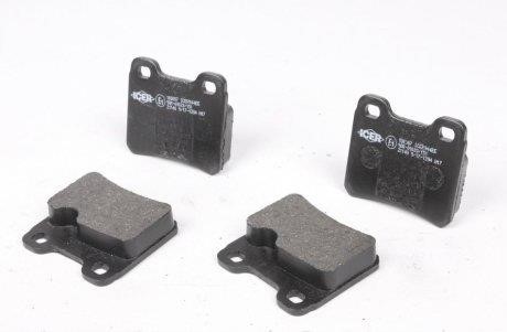 Brake pad kit Opel Kadett E: 180807 Icer Brake pad set