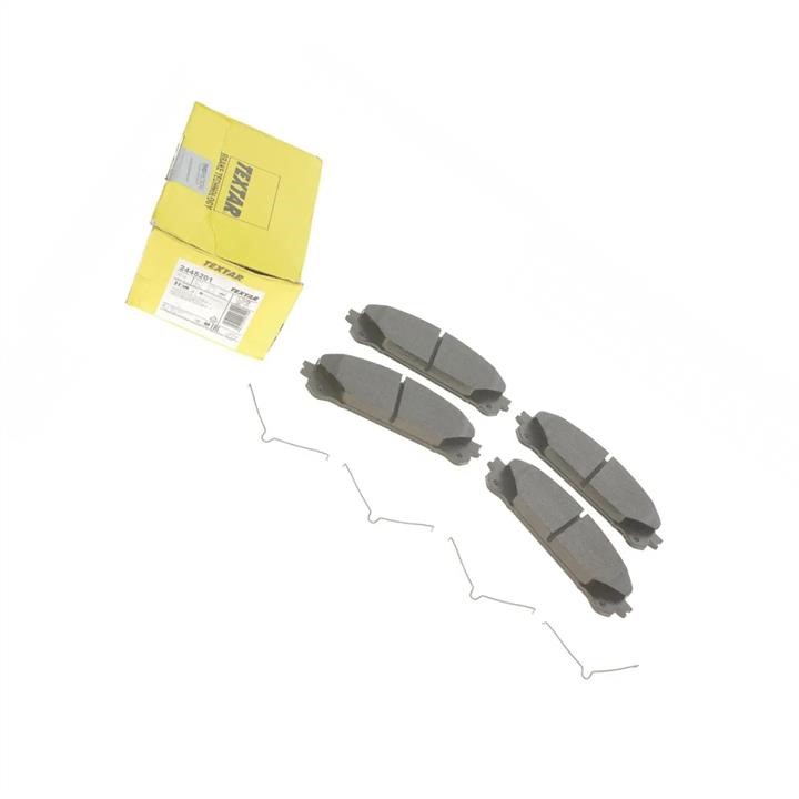 Disc brake pad set Toyota Highlander: 2445201 Textar Brake pad set