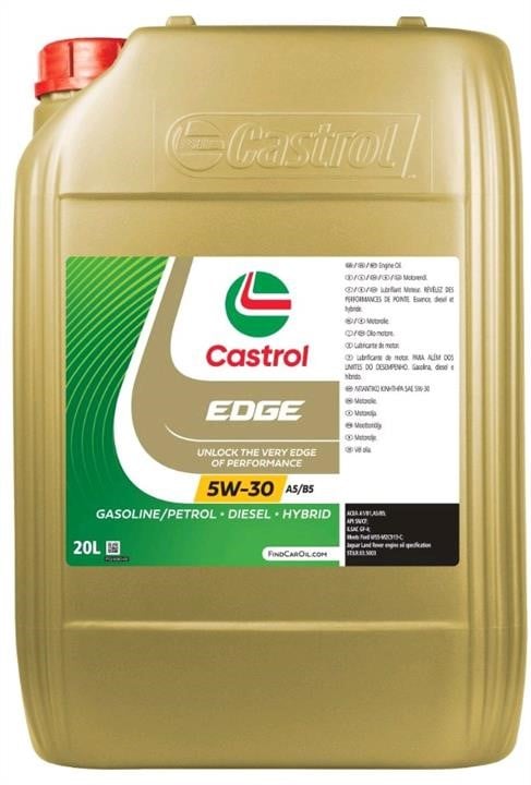 5W30EDGELL20L Castrol Engine oil Castrol EDGE 5W-30 LL, 20L