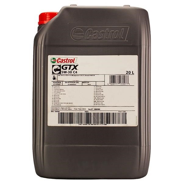 5W30GTXC420L Castrol Engine oil Castrol GTX 5W-30 C4, 20L