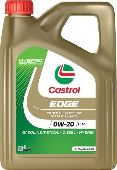 0W20EDGELLIV4L Castrol Engine oil Castrol EDGE 0W-20 LL IV, 4L