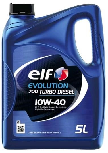 10W40EVO700TD5L Elf Engine oil ELF EVOLUTION 700 TURBO DIESEL 10W-40, 5L