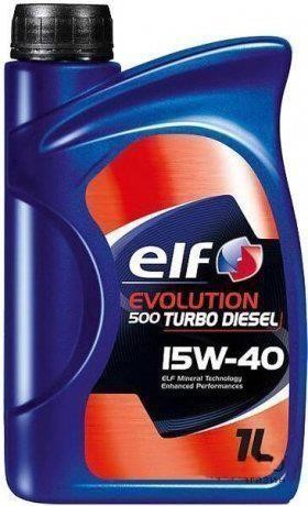 15W40EVO500TD1L Elf Engine oil ELF EVOLUTION 500 TURBO DIESEL 15W-40, 1L