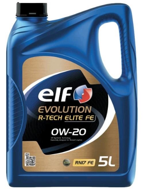 0W20EVORTELITEFE5L Elf Engine oil ELF EVOLUTION R-TECH ELITE FE 0W-20, 5L