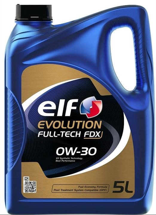 0W30EVOFTFDX5L Elf Engine oil ELF EVOLUTION FULL-TECH FDX 0W-30, 5L