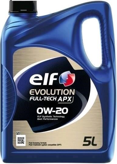 0W20EVOFULLTAPX5L Elf Engine oil ELF EVOLUTION FULL-TECH APX 0W-20, 5L