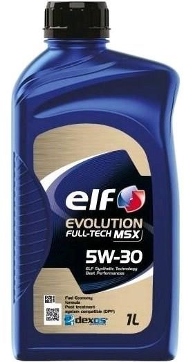 5W30EVOFTMSX1L Elf Engine oil ELF EVOLUTION FULL-TECH MSX 5W-30, 1L