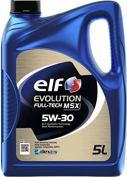 5W30EVOFTMSX5L Elf Engine oil ELF EVOLUTION FULL-TECH MSX 5W-30, 5L
