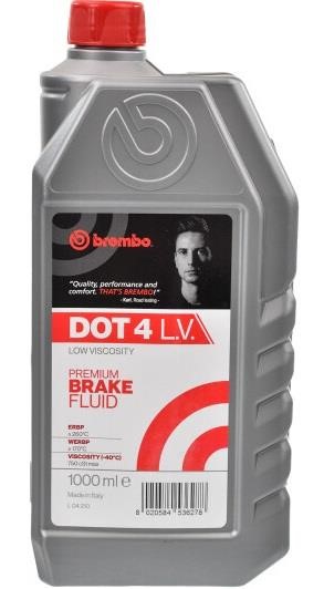 L04210 Brembo Brake fluid Brembo DOT 4 LV, 1L