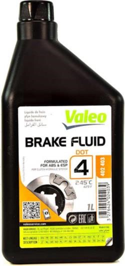 402403 Valeo Brake fluid Valeo DOT 4, 1 L