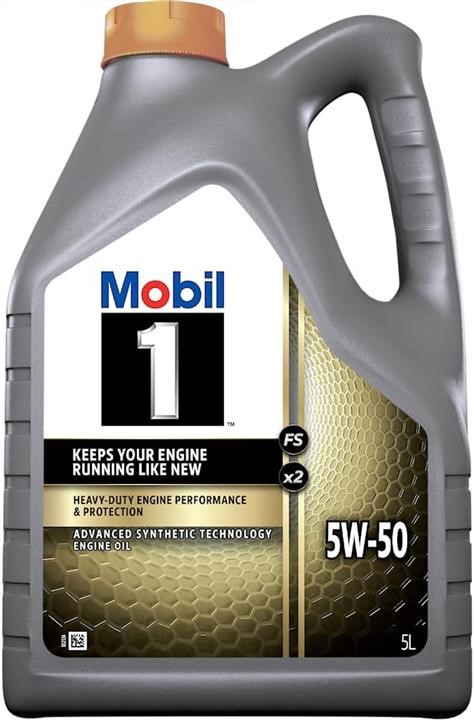 Mobil MOB1FSX25W505L Engine oil MOBIL 1 FS X2 5W-50, 5L MOB1FSX25W505L MOB1FSX25W505L Mobil Engine oil MOBIL 1 FS X2 5W-50, 5L