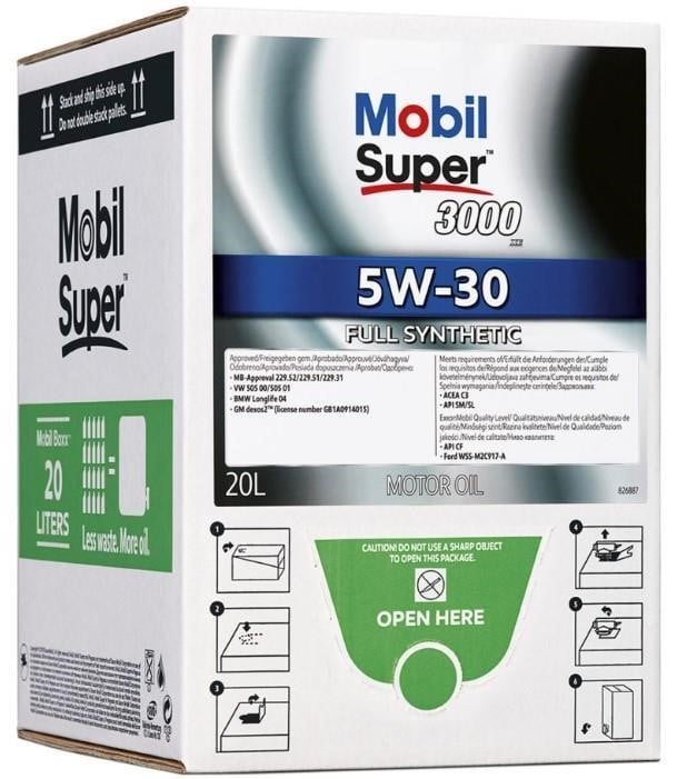 MOBSUP3000XE5W3020L Mobil Engine oil MOBIL SUPER 3000 XE 5W-30, 20L