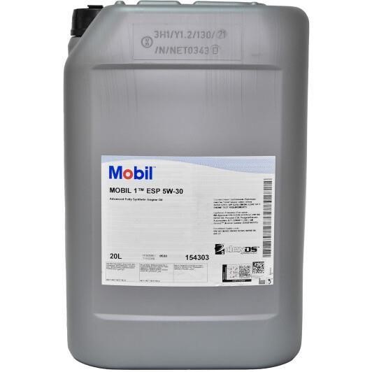 MOB1ESP0W3020L Mobil Engine oil MOBIL 1 ESP 0W-30, 20L