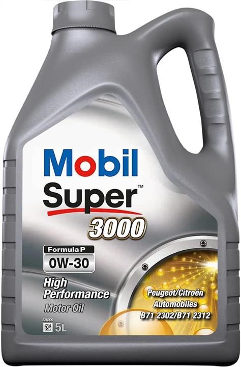 MOBSUP3000FP0W305L Mobil Engine oil MOBIL SUPER 3000 Formula P 0W-30, 5L