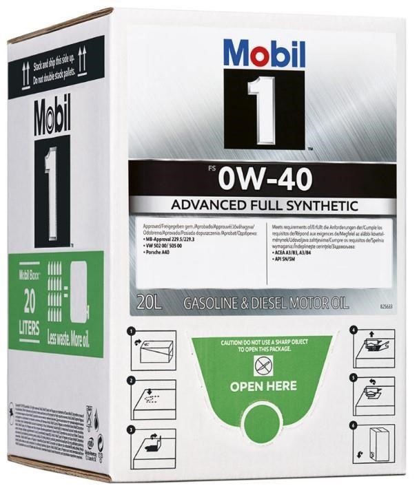 MOB1FS0W4020L Mobil Engine oil MOBIL 1 FS 0W-40, 20L
