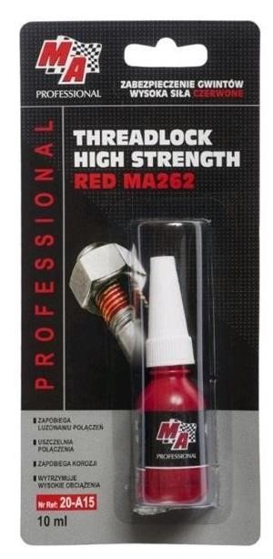 01005 Moje Auto Permanent thread locker, red, 10 ml