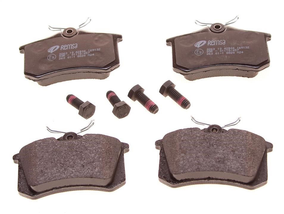 Brake pad Renault Wind: 026310 Remsa Rear brake pad set