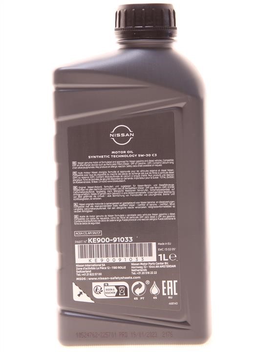 Engine oil Nissan Motor Oil ST C3 5W-30, 1L Nissan KE900-91033