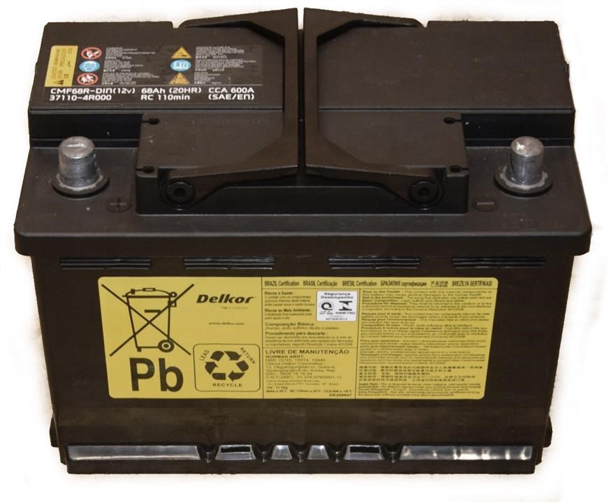 371104R000 Hyundai/Kia Battery Hyundai/Kia 12V 68Ah 600A(EN) L+