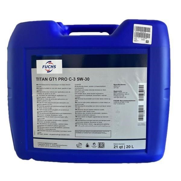 FTGT1PROC35W3020L Fuchs Engine oil Fuchs TITAN GT1 PRO C-3 5W-30, 20L