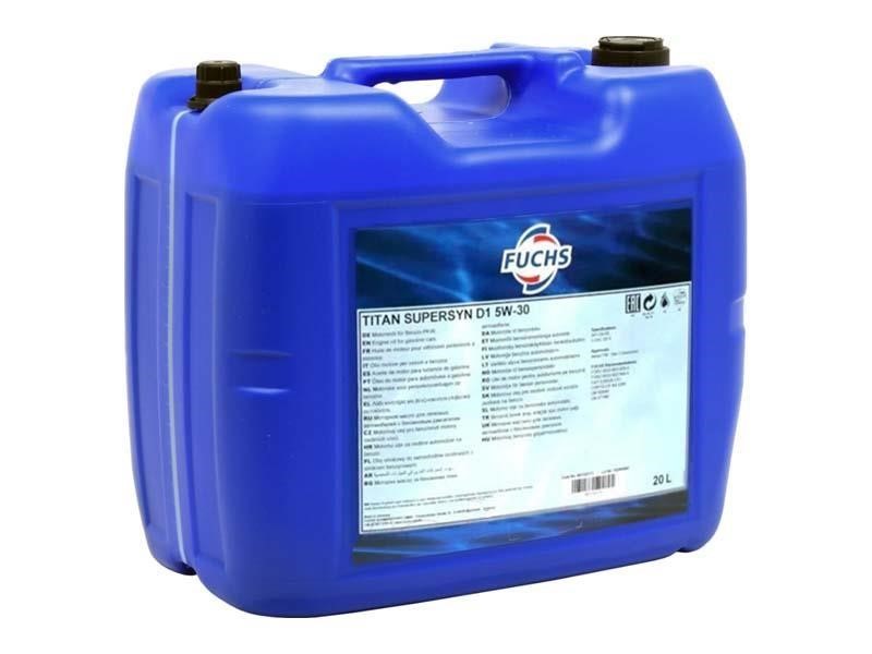 Fuchs FTSUPERSYND15W3020L Engine oil Fuchs TITAN SUPERSYN D1 5W-30, 20L FTSUPERSYND15W3020L FTSUPERSYND15W3020L Fuchs Engine oil Fuchs TITAN SUPERSYN D1 5W-30, 20L