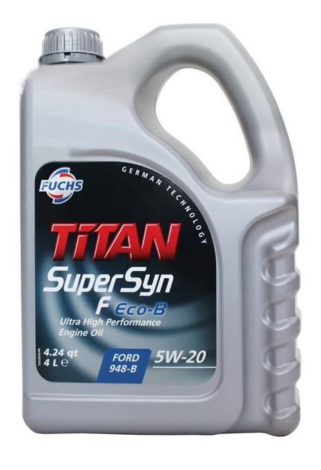 Fuchs FTSUPERSYNFECOB5W204L Engine oil Fuchs TITAN Supersyn F ECO-B 5W-20, 4L FTSUPERSYNFECOB5W204L FTSUPERSYNFECOB5W204L Fuchs Engine oil Fuchs TITAN Supersyn F ECO-B 5W-20, 4L