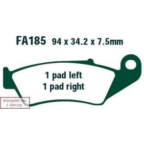 FA185R EBC Disc brake pad set