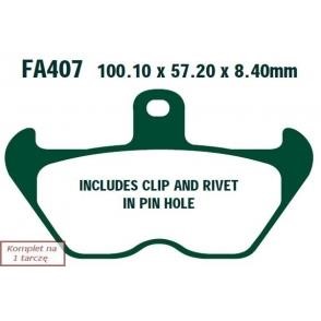 FA407 EBC Brake pad set
