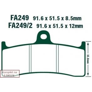 FA249 EBC Disc brake pad set