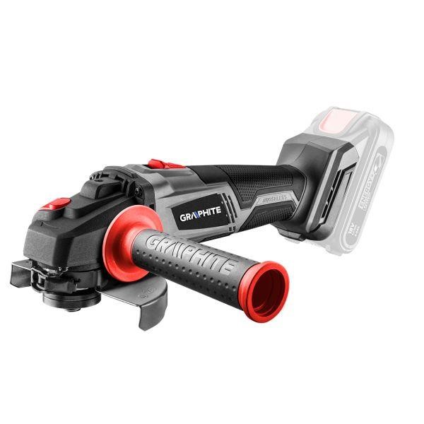 58G026 Graphite Cordless angle grinder, brushless, Energy+ 18V, Li-Ion, disc 125 mm, without battery