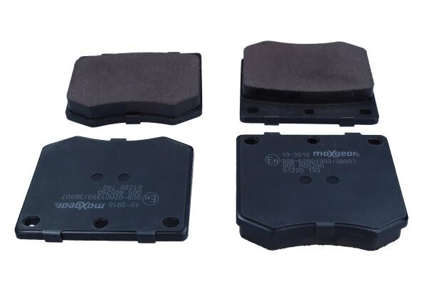 Brake pad Ford Escort: 193916 Maxgear Brake pad set