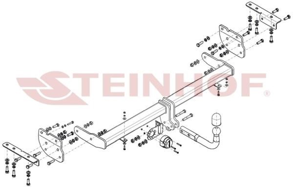 N076 Steinhof Tow bar
