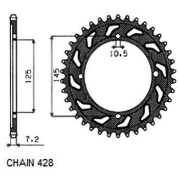 1253959 Sunstar Chain Pinion