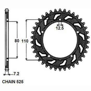 1433546 Sunstar Chain Pinion
