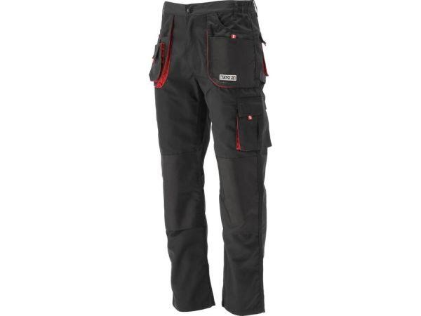 YT8028 Yato Work pants black and red, size xl/52
