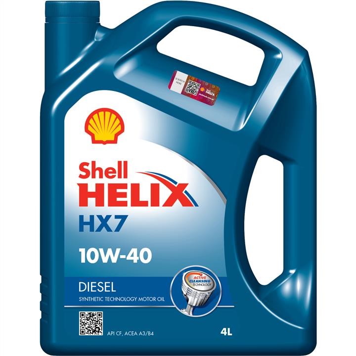 Car engine oil Daewoo Lublin: SHELLHX7D10W404L Shell Engine oil Shell Helix HX7 Diesel 10W-40, 4L