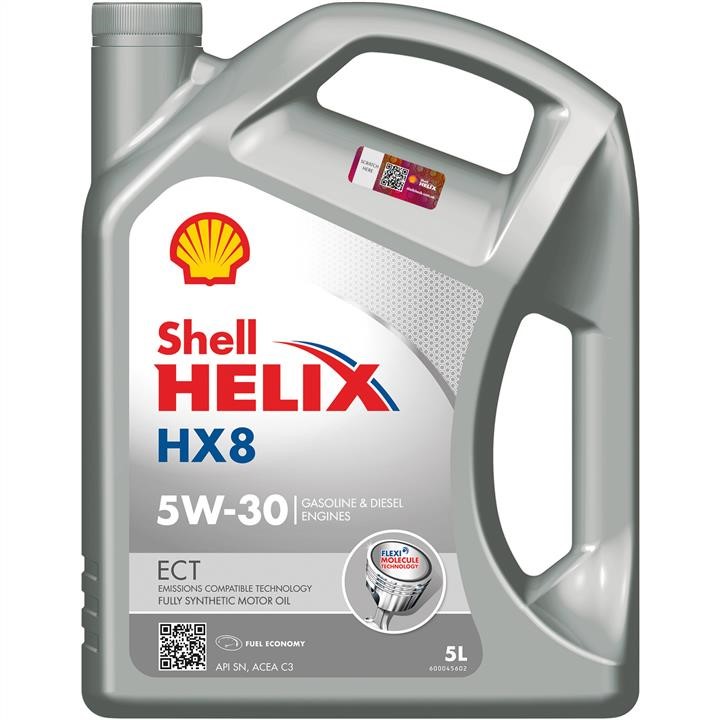 SHELLHX8ECT5W305L Shell Engine oil Shell Helix HX8 ECT 5W-30, 5L